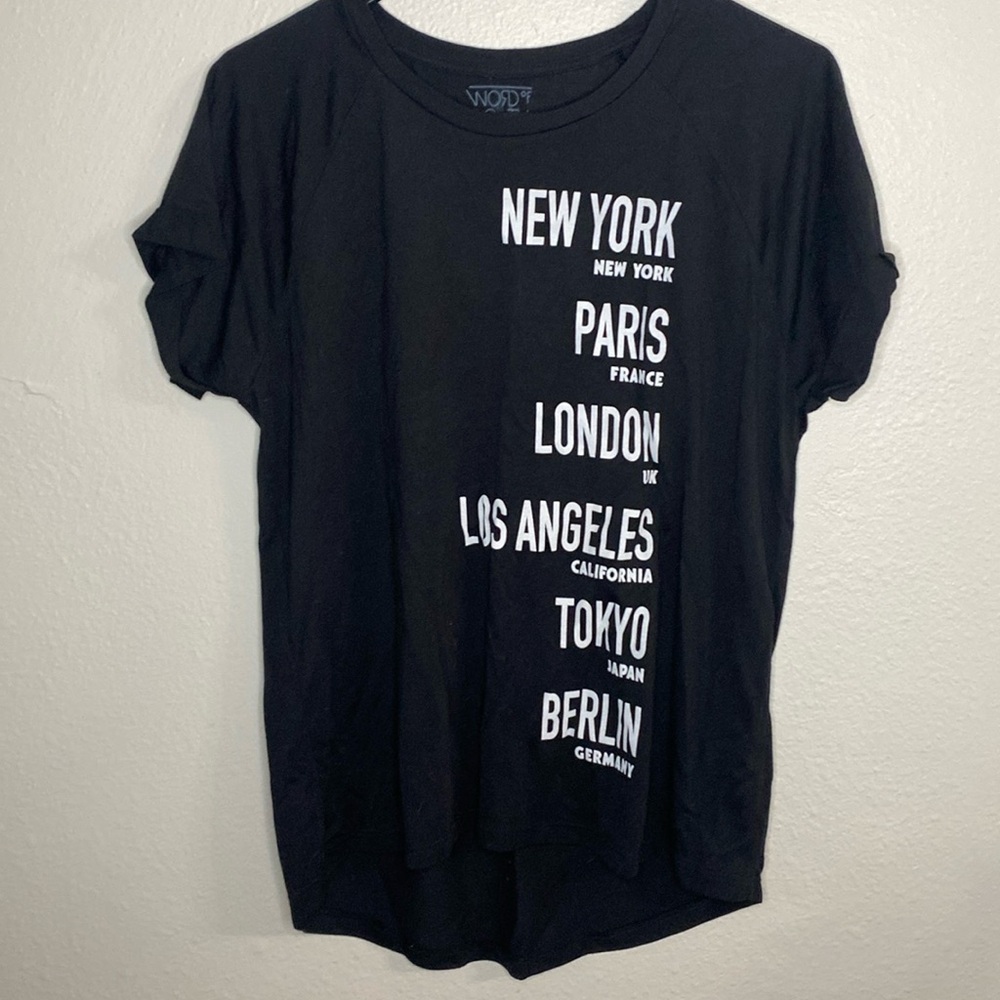 Black Travel T-shirt